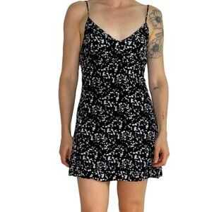 Aritzia Sunday Sz 6 Best Floral Cottagecore Open Back Mini Dress